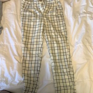$10 Button up plaid pants from Tilly’s size XS.